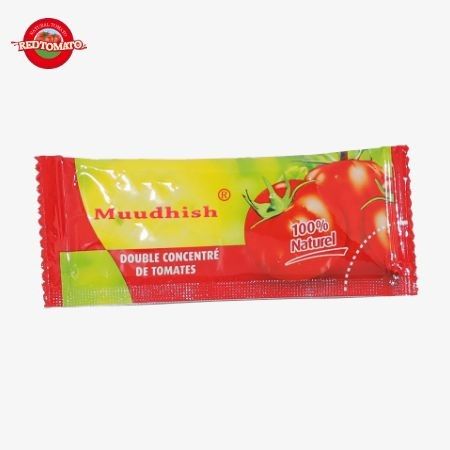 Saco de ketchup doce e azedo, 18 gramas de tomate natural puro para molho.
