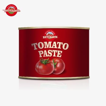 70 gramas de lata com uma tampa de fácil abertura de alta qualidade Concentrado de tomate enlatado no interior