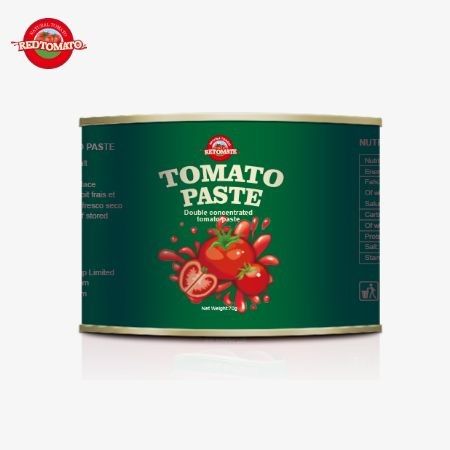 70 g Concentração de pasta de tomate em lata de tampa fácil de abrir para uma experiência fácil de usar