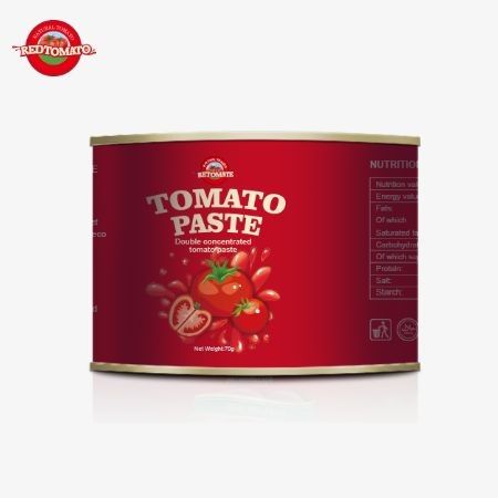 70 g de lata de concentrado de pasta de tomate com tampa de fácil abertura concebida para utilizadores avançados