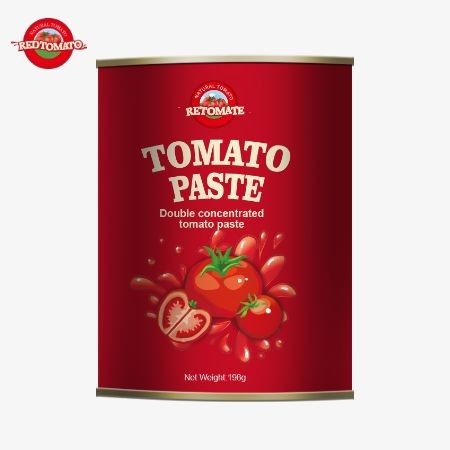 198g de pasta de tomate em lata cumpre as normas ISO HACCP e BRC, bem como as normas de produção da FDA