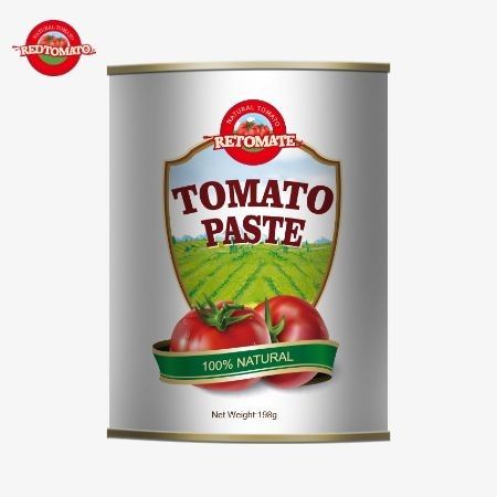 A pasta de tomate enlatada de 198g cumpre as normas ISO HACCP e BRC, bem como a FDA.