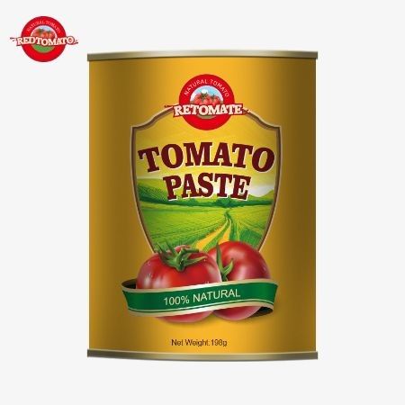 A pasta de tomate em lata de 198g está em conformidade com ISO HACCP e BRC alimentos FDA
