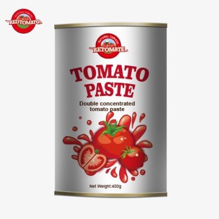 400g de pasta de tomate em lata atende aos mais rigorosos padrões internacionais de segurança alimentar