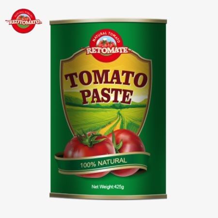 A pasta de tomate em lata de 425g cumpre com os padrões mundiais estabelecidos pela ISO HACCP BRC e FDA Regulações