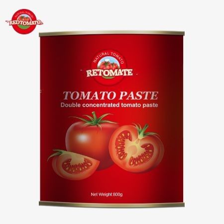A nossa pasta de tomate em lata de 800g cumpre estritamente uma série de normas internacionais de qualidade e segurança.