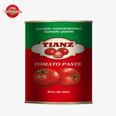 3 kg de molho de pasta de tomate enlatado com 28-30% de Brix ao melhor preço da fábrica