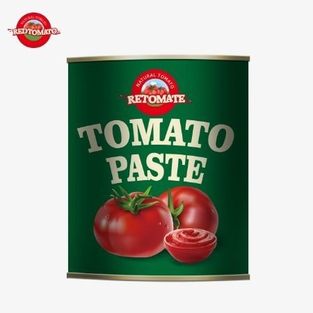 A nossa pasta de tomate em lata de 3 kg atende às normas ISO, HACCP BRC e FDA