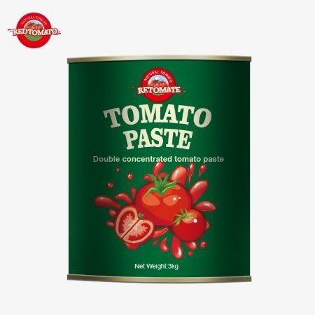 A nossa pasta de tomate em lata de 3 kg atende aos padrões de produção estabelecidos pela ISO HACCP BRC e FDA