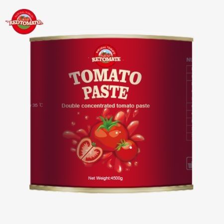 Pasta de tomate de alta qualidade de 2024, embalada em saquetes a granel de 4500 g com uma concentração de 28-30 Brix