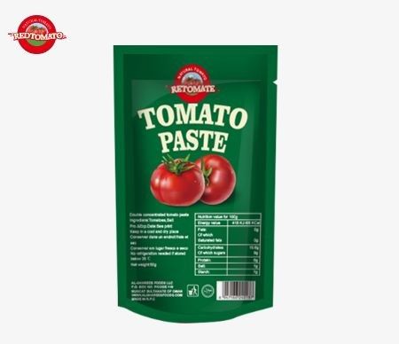 Preço de fábrica para sacos de embalagem de pasta de tomate de 50 g por fabricante