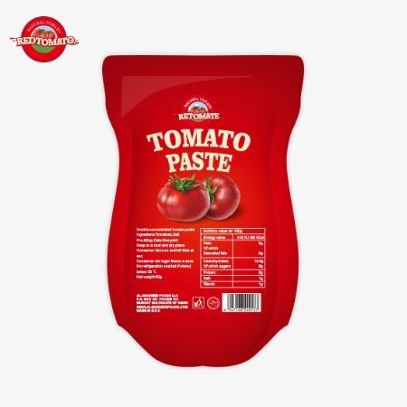 140 g de pasta de tomate doce e azedo, pureza entre 22% e 30%