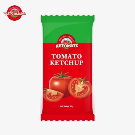 10 gramas de ketchup com sabor ácido e doce e puro sabor natural