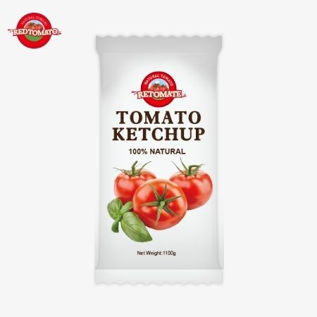 10 gramas de tomate ketchup oferece um sabor doce e rico com ingredientes naturais e preço de fábrica