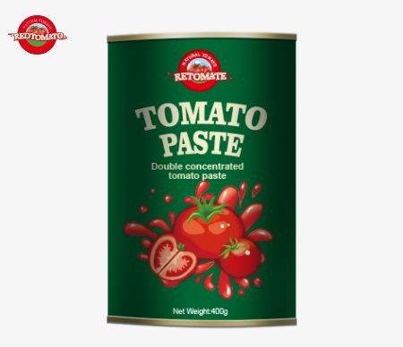 400g de pasta de tomate pode atender às normas de produção ISO HACCP BRC e FDA