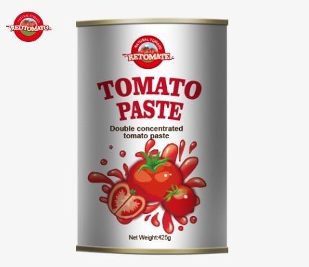 425g de pasta de tomate pode aderir a normas internacionais, incluindo ISO HACCP BRC e FDA