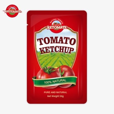 Fábrica Custom 50g S Sachet Ketchup Para Fornecer Certificação ISO HACCP FDA