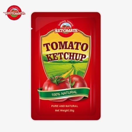 Fábrica Custom 50g S Sachet Ketchup Para Fornecer Certificação ISO HACCP FDA