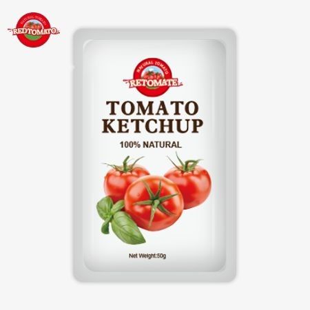 Oferecendo bolsas de ketchup personalizadas de alta qualidade, certificadas pela ISO HACCP e FDA.