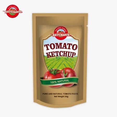Fábrica Original ISO Sachet Ketchup 56g Pure Natural sabor doce e ácido sabor