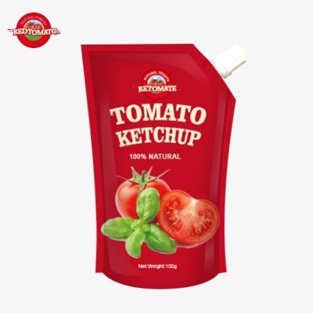 OEM China preço da fábrica molho de molho bolso ketchup 100g doce e azedo pure condimento natural