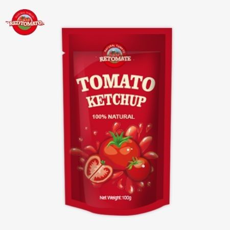 OEM China preço da fábrica 100g bolso de ketchup doce e azedo, tempero natural puro