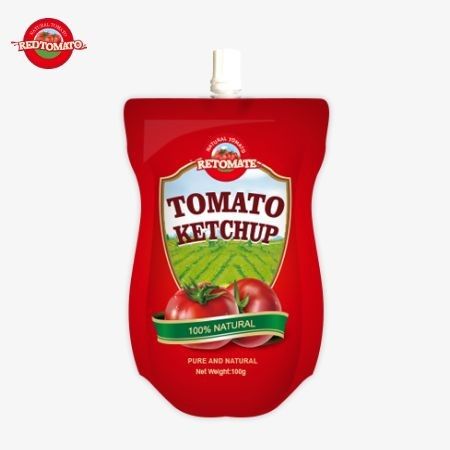 China OEM preço de fábrica 100g doce e azedo saqueta de ketchup saco tudo-natural condimento