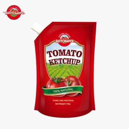 Padrões OEM e estão disponíveis preços de fábrica 140g sacolas de ketchup que atendem internacional