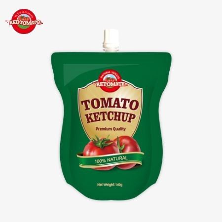 Oferecemos saquetes de ketchup de 140 gramas que atendem aos padrões internacionais, proporcionam conveniência e estão disponíveis a preços de fábrica.