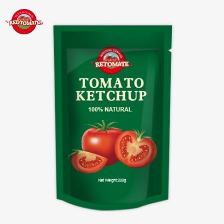 OEM 200g Sachet Ketchup sabor natural puro perfeito para a China preço de fábrica