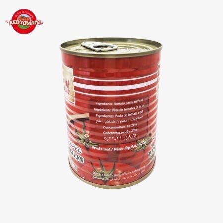 MAAN 400g Duplo Concentrado Pasta de Tomate enlatada Brix22-24% Marca personalizável Disponível