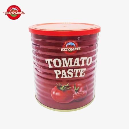 Pasta de tomate en conserva Retomate Own Brand 800g Brix 28-30% Fornecer design de marca e embalagem