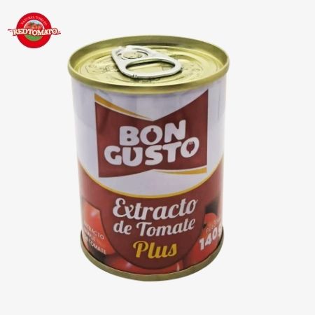 Pasta de tomate en conserva BONCUSTO Marca 140g Brix22-24% Fornecer Marca e Design de Embalagem
