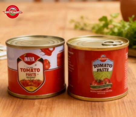 70g Canned Tomato Paste With Brix 28–30% Provide Brand And Packaging Design