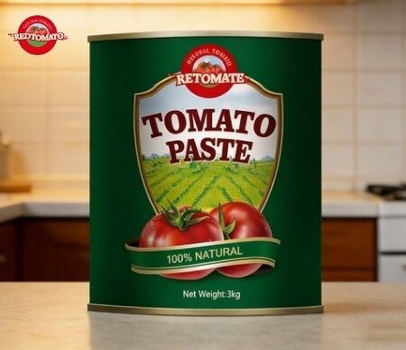 3 kg de pasta de tomate enlatada ISO HACCP BRC & FDA aprovada para exportação internacional
