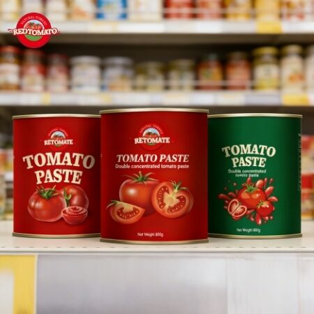 A nossa pasta de tomate em lata de 800g cumpre os padrões internacionais de qualidade ISO HACCP BRC e FDA