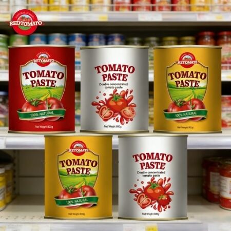 800g Pasta de Tomate em Lata | Adere aos Padrões Globais de Qualidade e Segurança ISO HACCP BRC FDA