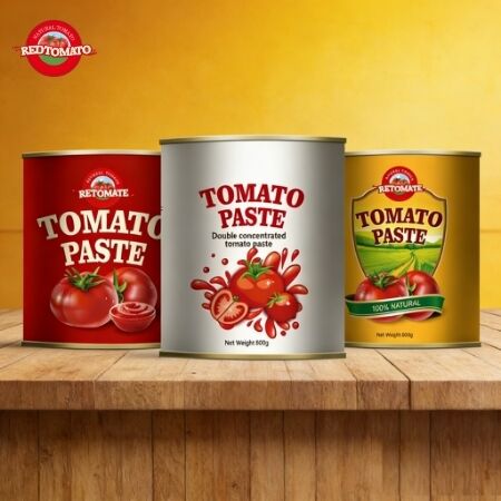 Fornecimento de fábrica 800g pasta de tomate enlatada adere ao padrão ISO HACCP BRC FDA de qualidade e segurança