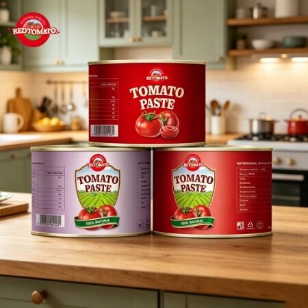 Halal Certified 2200g Pasta de tomate enlatada com 28-30% Brix para cozinha muçulmana africana