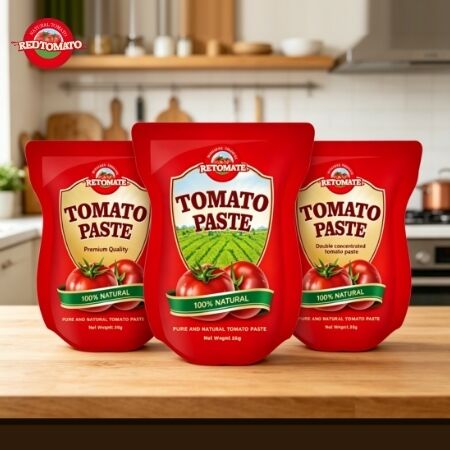 56g Sachê Stand-Up com Pasta de Tomate com Fórmula Pura Natural e Tripla Concentração