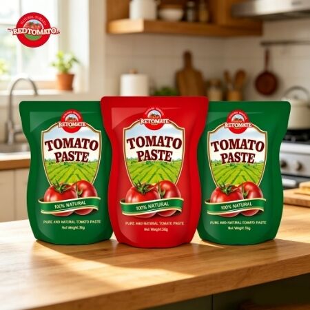 Fornecemos Pasta de Tomate em Sachê Auto-Portante no Atacado nos Tamanhos de 56g e 70g, Entregando Pasta de Tomate Pura e Natural Sem Aditivos Artificiais