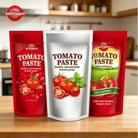FDA aprovou 200g de pasta de tomate duplo concentrado em saquinho de pé com concentração tripla