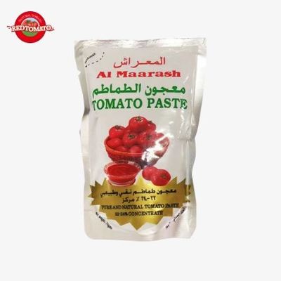 56 g Saquete de pasta de tomate em saco triplo concentrado de 30% a 100% de pureza