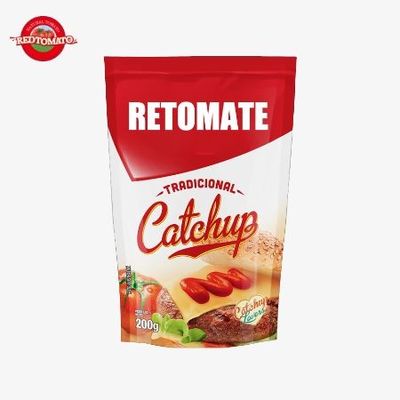 Fábrica Produzir OEM Saquete Ketchup 200g Condimento para hambúrgueres e sanduíches Preço da fábrica