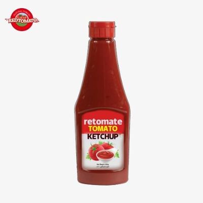 Ketchup de garrafa doce e azedo 500g Condimento de sabor natural puro