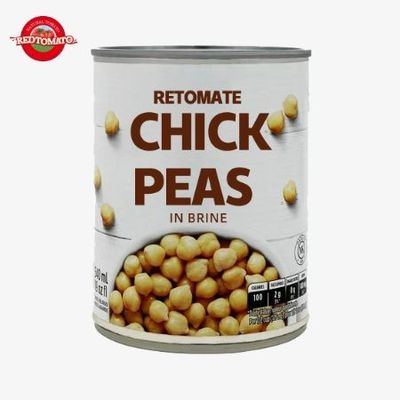 Grão de bico natural enlatado, 3 kg de grão de bico puro certificado ISO em salmoura