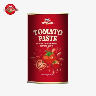 140 g de pasta de tomate enlatada com certificação QS excepcionalmente conveniente