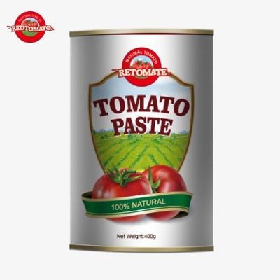 Certificado conforme com ISO HACCP BRC e FDA padrões Nossa pasta de tomate de 400g