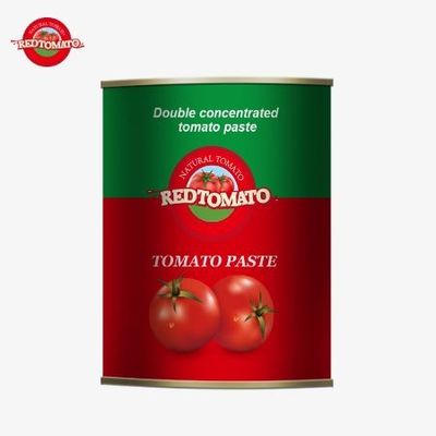 Fabricante Fábrica 850g Pasta de tomate enlatada lata para embalagem de alimentos
