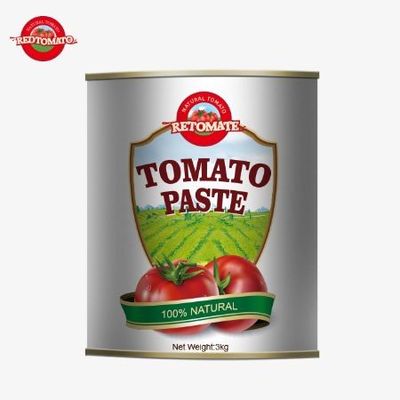 Pasta de tomate enlatada 3 kg em 28-30% Brix com o melhor preço na fábrica